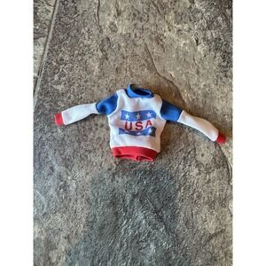 Vintage Barbie Clone USA Sweatshirt 🔴⚪️🔵‎ Rare